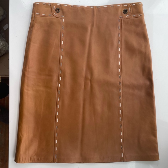 Tracy Reese leather skirt - Picture 6 of 6